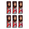 Schwarzkopf LIVE Colour Rich Burgundy Semi-Permanent Hair Colour 75mL Pack of 6