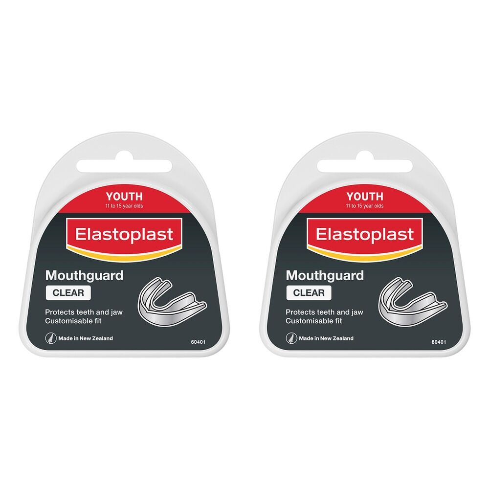Elastoplast Mouthguard Youth Clear Pack of 2