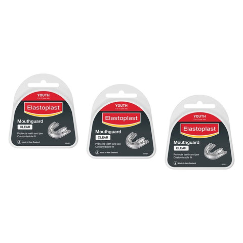 Elastoplast Mouthguard Youth Clear Pack of 3