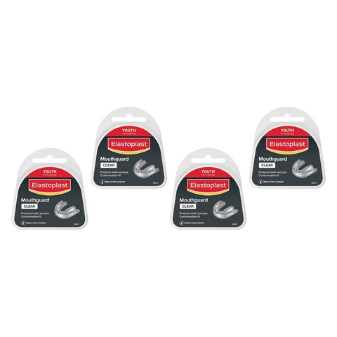 Elastoplast Mouthguard Youth Clear Pack of 4