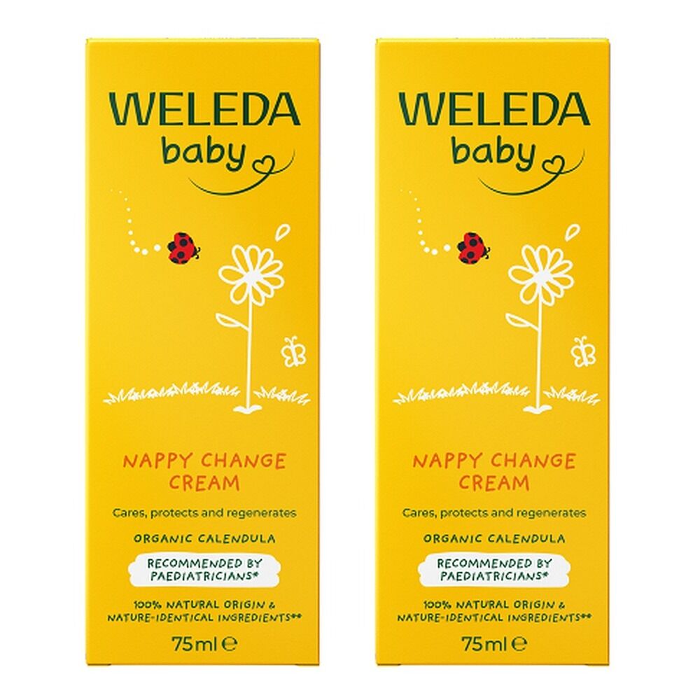Weleda Calendula Nappy Change Cream 75mL Pack of 2