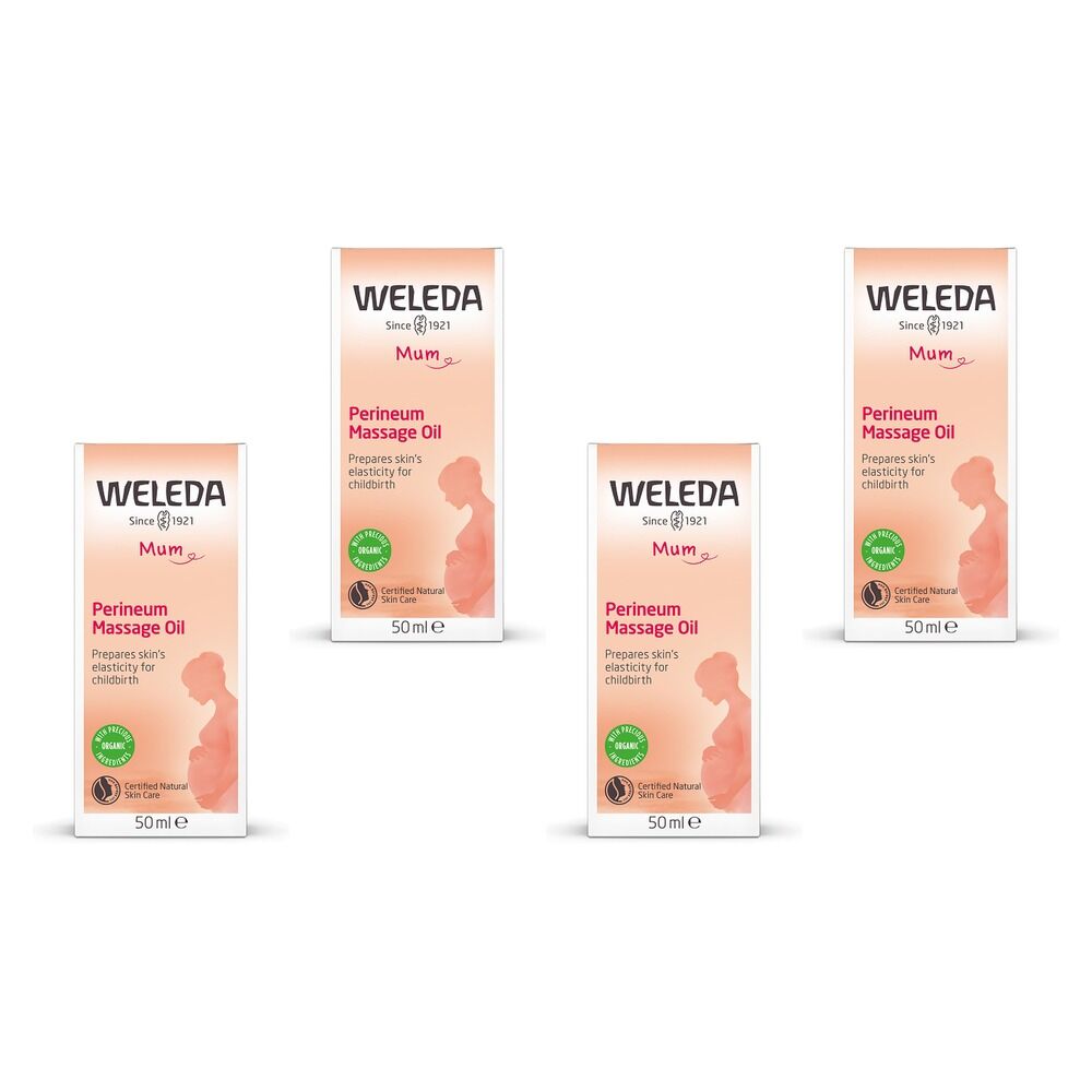 Weleda Perineum Massage Oil 50mL Pack of 4
