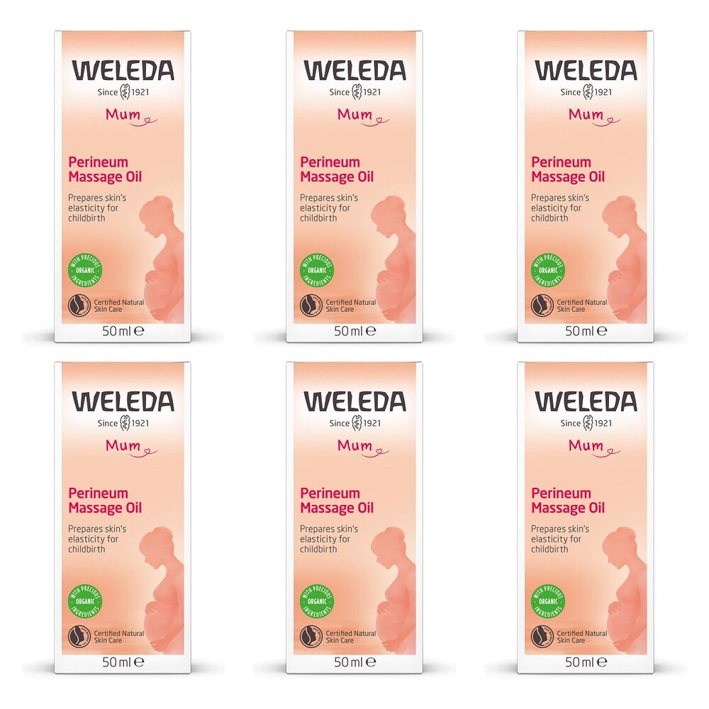 Weleda Perineum Massage Oil 50mL Pack of 6