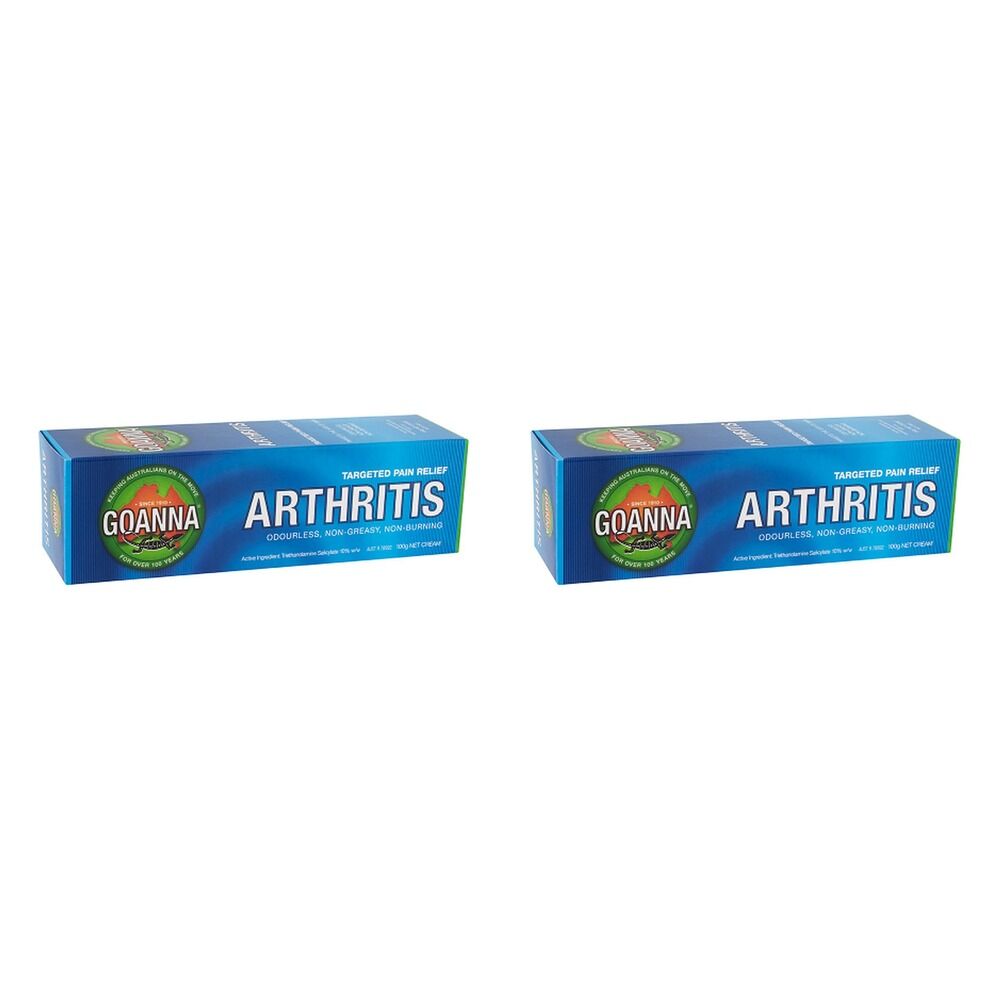 Goanna Arthritis Cream 100g Pack of 2