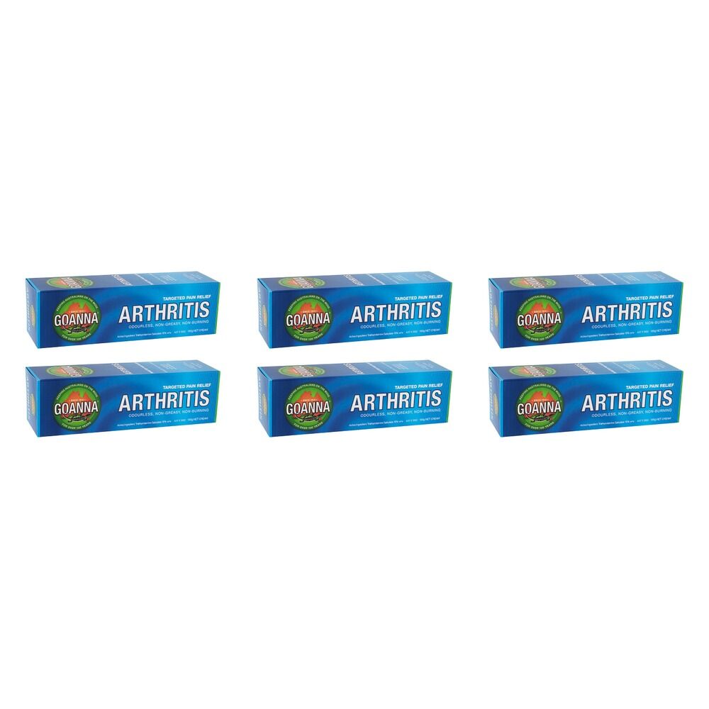 Goanna Arthritis Cream 100g Pack of 6