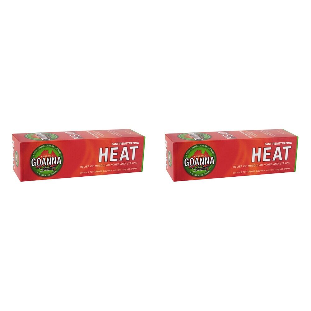 Goanna Heat Cream 100g Pack of 2