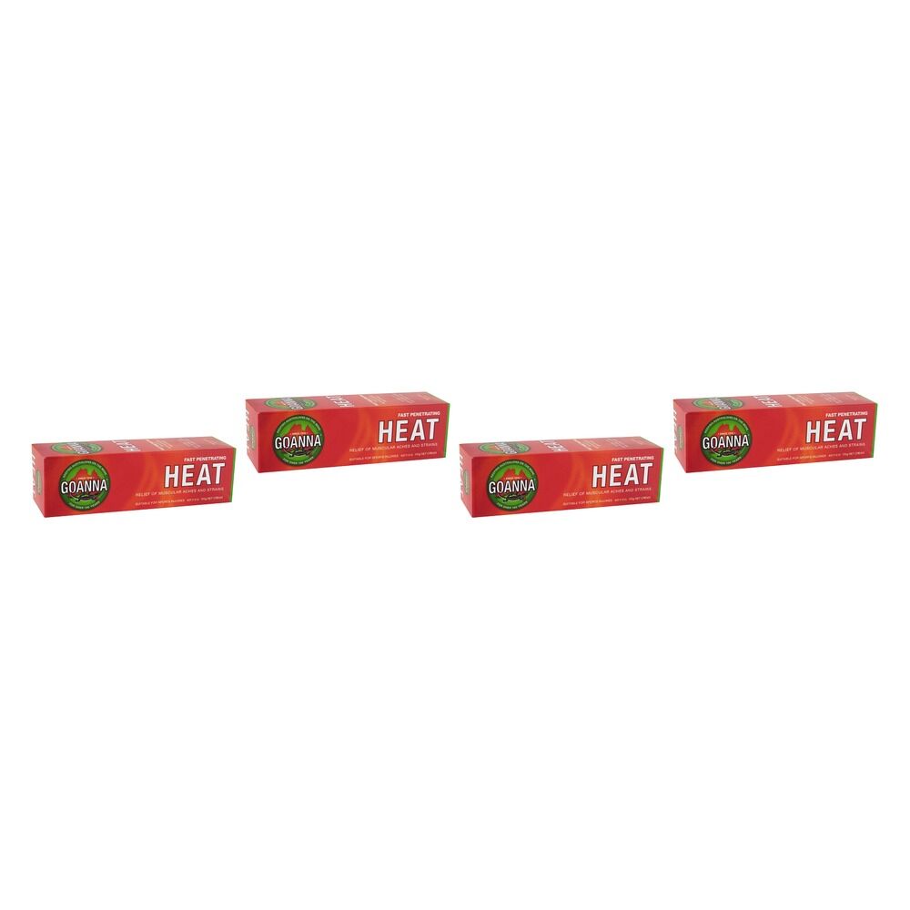 Goanna Heat Cream 100g Pack of 4