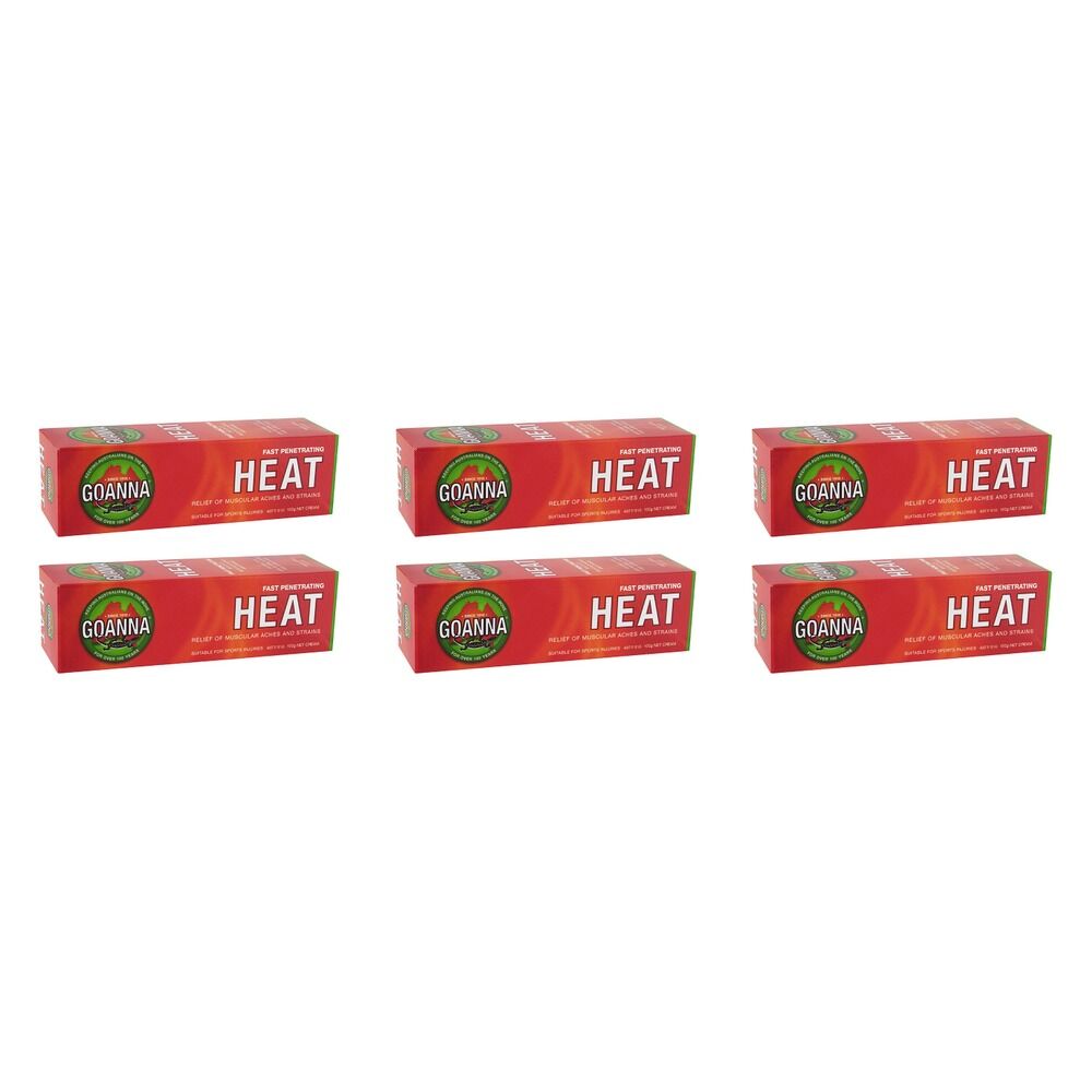Goanna Heat Cream 100g Pack of 6