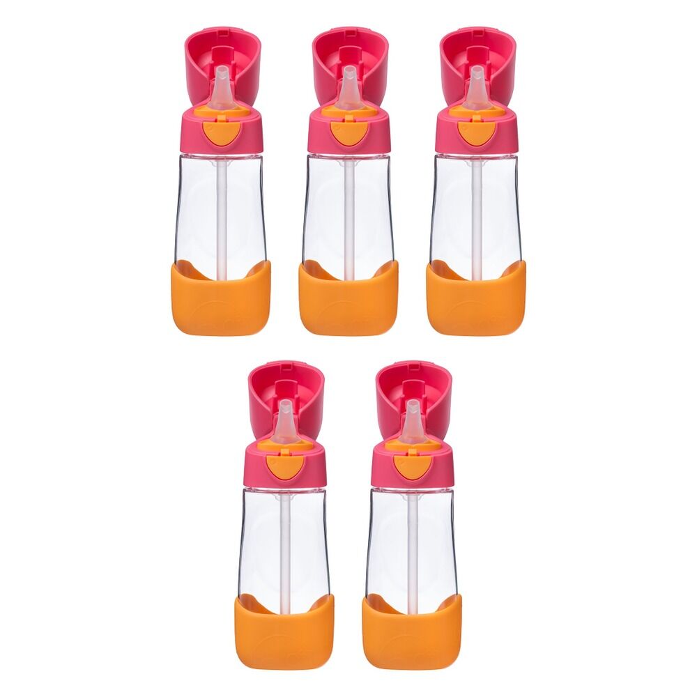B.Box Tritan Drink Bottle Strawberry Shake 450mL Pack of 5