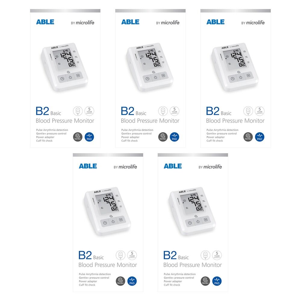 Able B2 Basic Blood Pressure Monitor Pack of 5