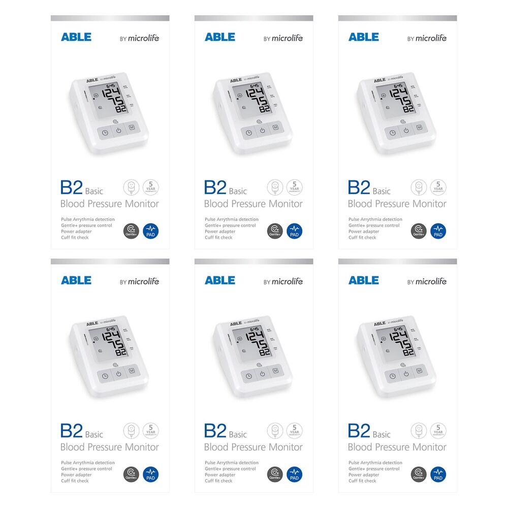 Able B2 Basic Blood Pressure Monitor Pack of 6