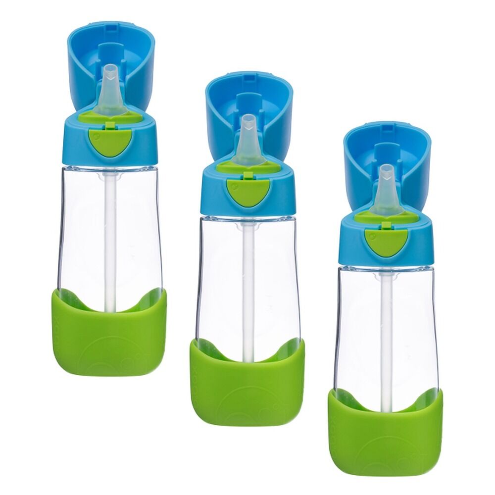 B.Box Tritan Drink Bottle Ocean Breeze 450mL Pack of 3