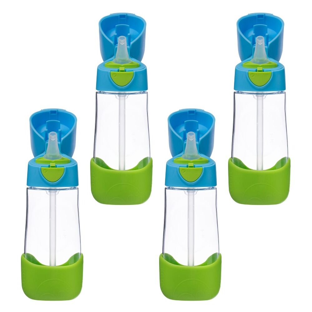 B.Box Tritan Drink Bottle Ocean Breeze 450mL Pack of 4