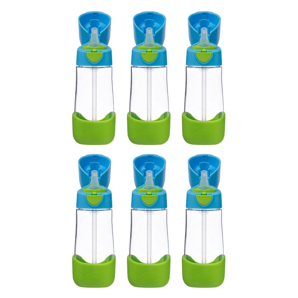 B.Box Tritan Drink Bottle Ocean Breeze 450mL Pack of 6