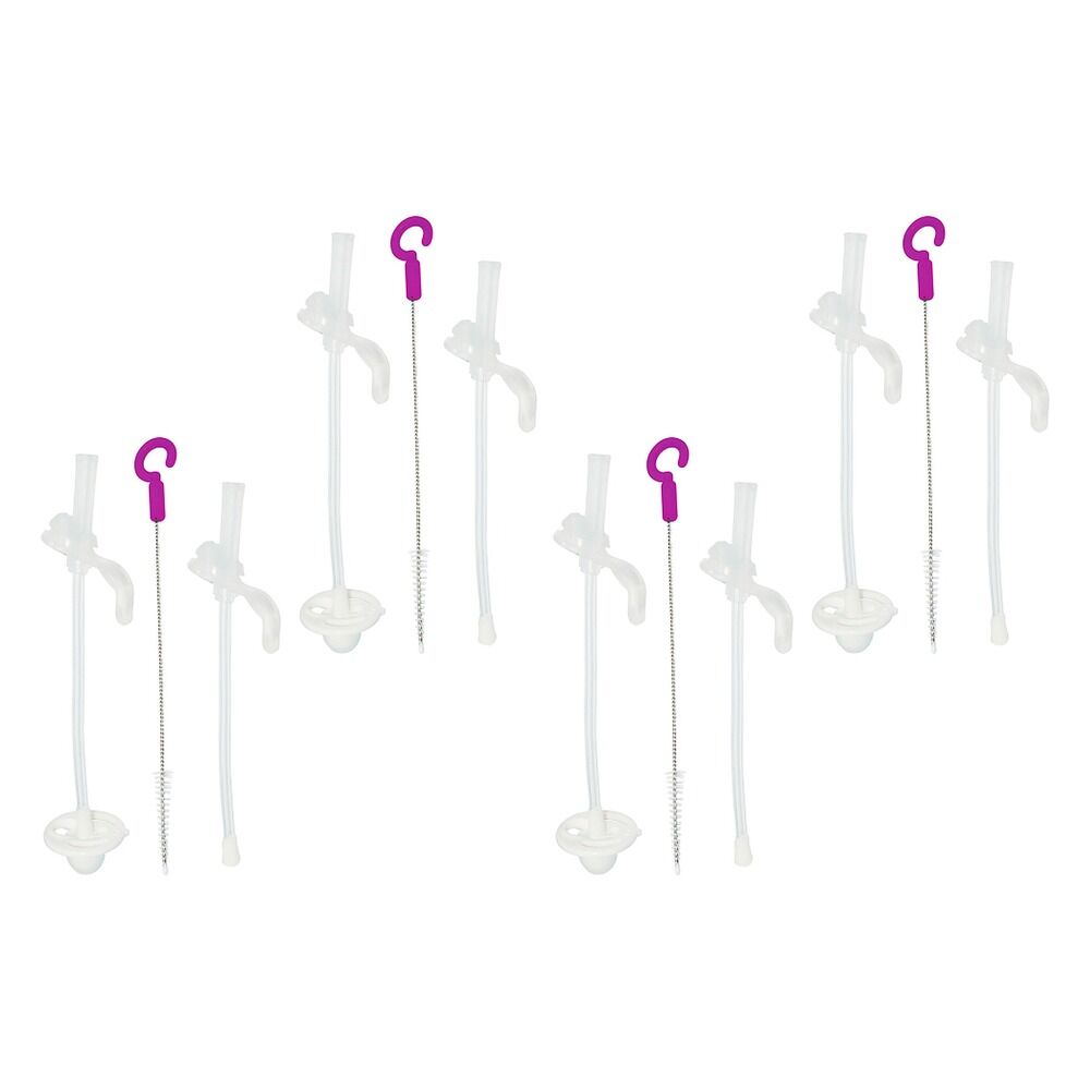 B.Box Sippy Cup Replacement Straw & Cleaning Set Pack of 4