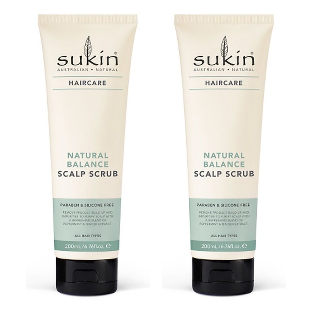 Sukin Natural Balance Scalp Scrub 200mL Pack of 2