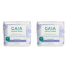 Gaia Natural Baby Organic Cotton Pads 40 Pack Bundle of 2