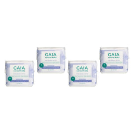 Gaia Natural Baby Organic Cotton Pads 40 Pack Bundle of 4