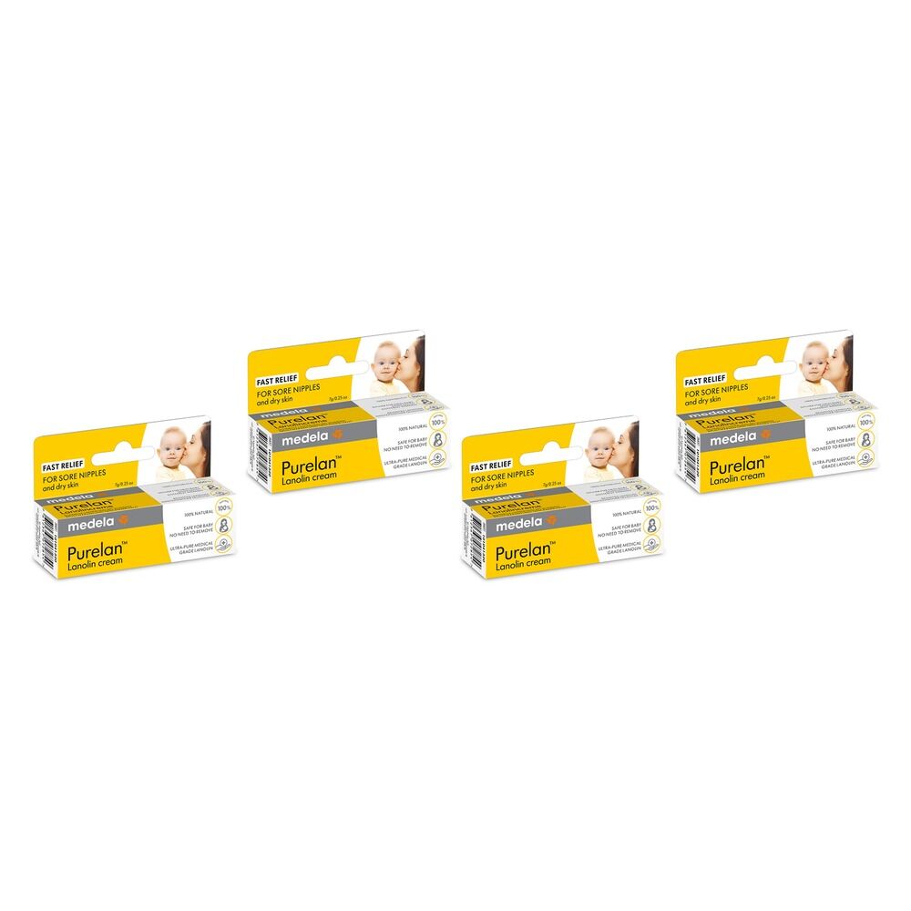 Medela Purelan Lanolin Cream 7g Pack of 4
