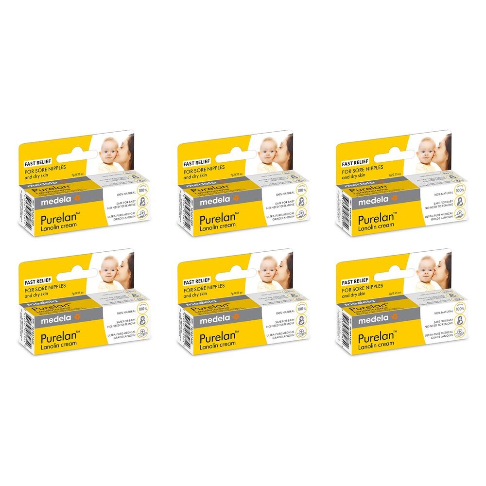 Medela Purelan Lanolin Cream 7g Pack of 6