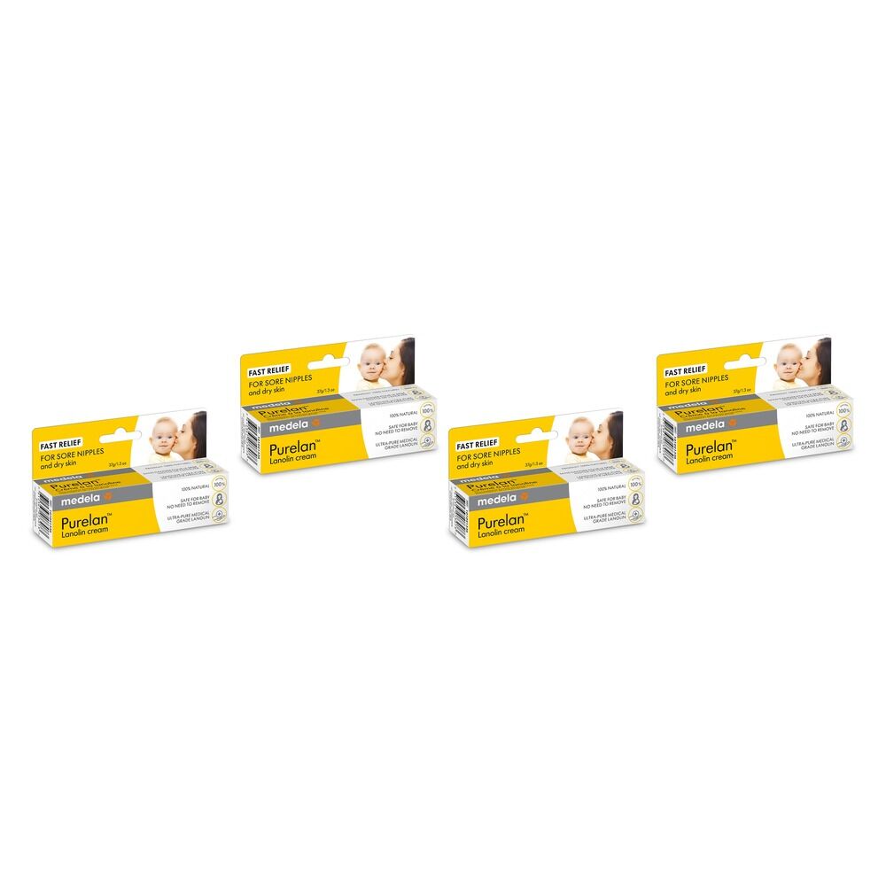 Medela Purelan Lanolin Cream 37g Pack of 4