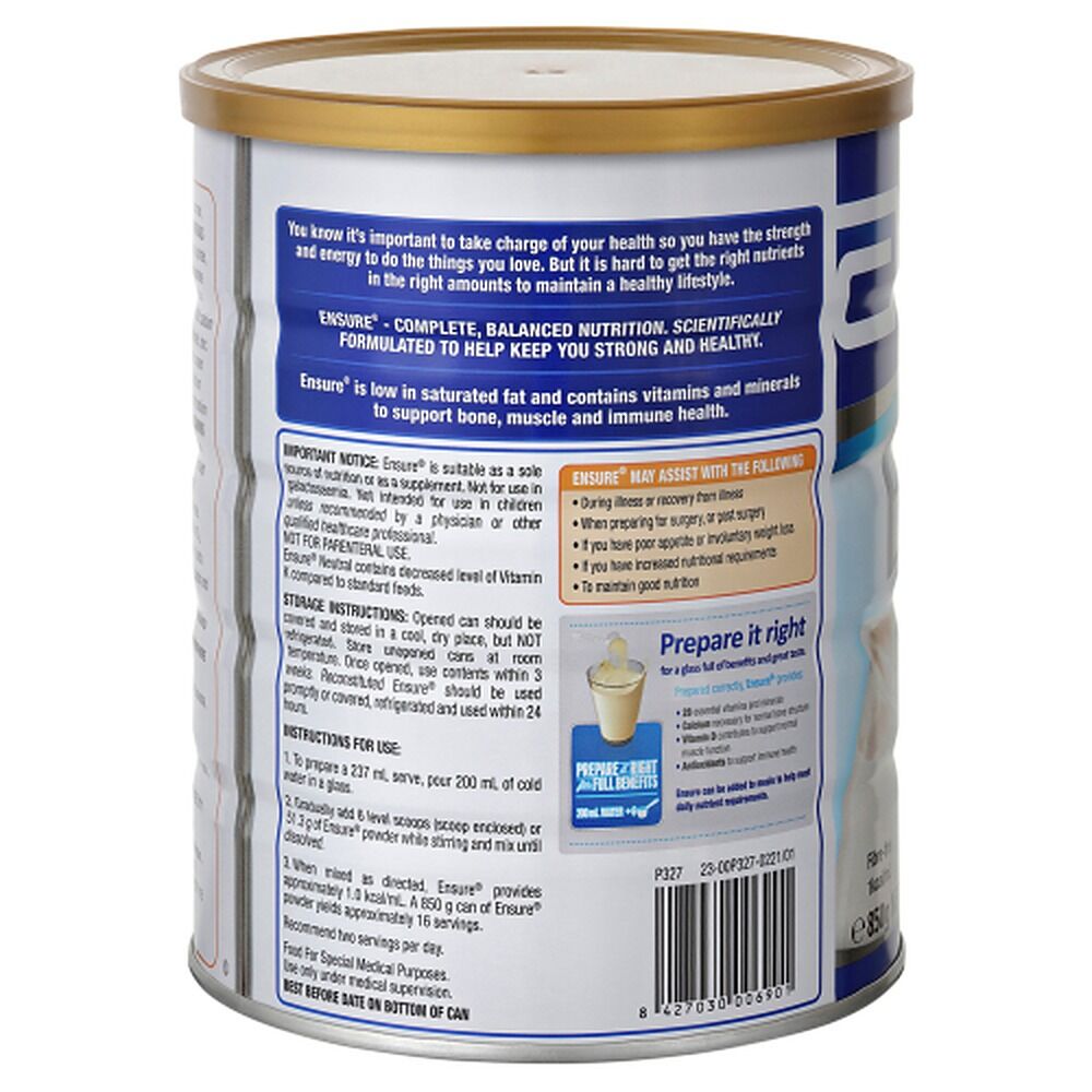 Ensure Neutral 850g