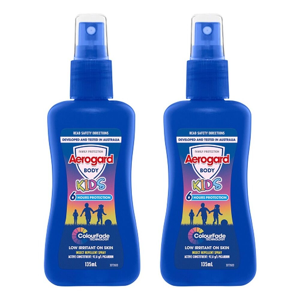 Aerogard Kids Insect Repellent Spray 135mL Pack of 2