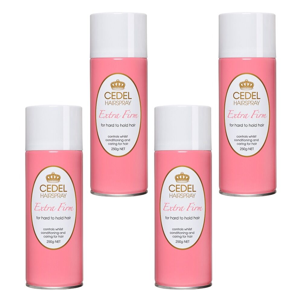 Cedel Hairspray Extra Firm 250g Pack of 4