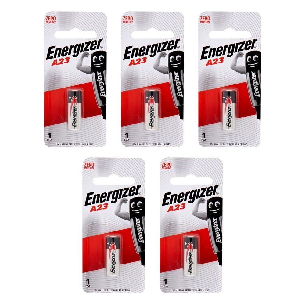Energizer Alkaline A23 12V Battery Pack of 5