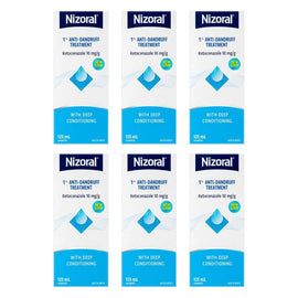 Nizoral 1% Anti-Dandruff Treatment Shampoo 125mL Pack of 6