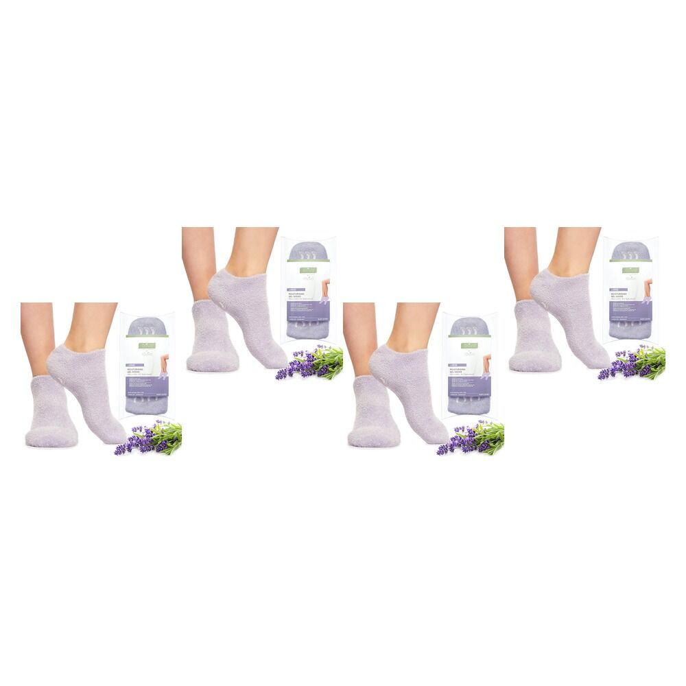 Elive Large Moisturising Gel Socks x 6 Bundle of 4