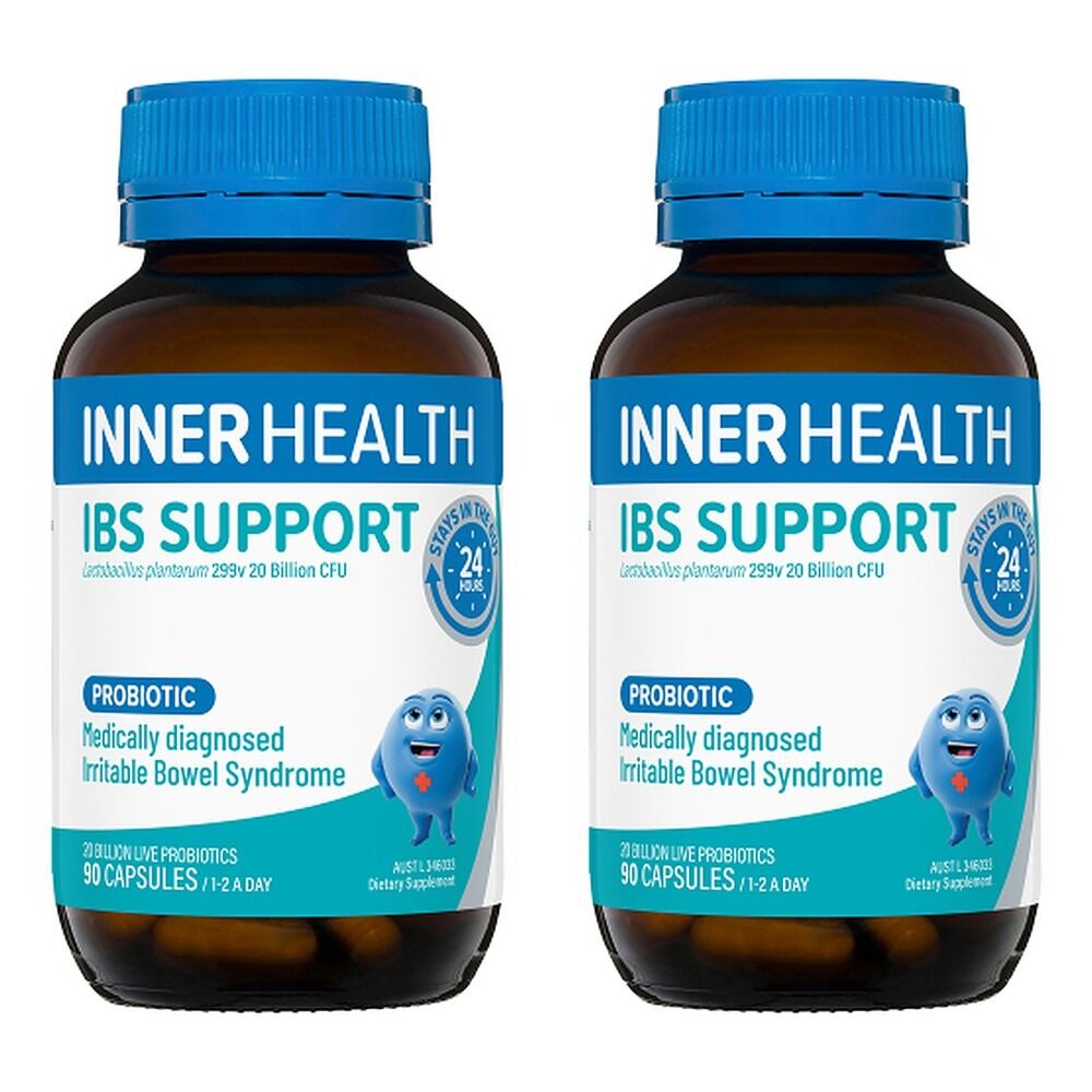 Inner Health IBS Support Probiotic 90 Capsules Pack of 2