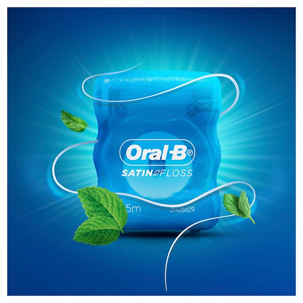 Oral-B Satin Tape Dental Floss Mint 25m