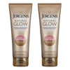 Jergens Natural Glow Daily Moisturiser Medium to Deep 221mL Pack of 2