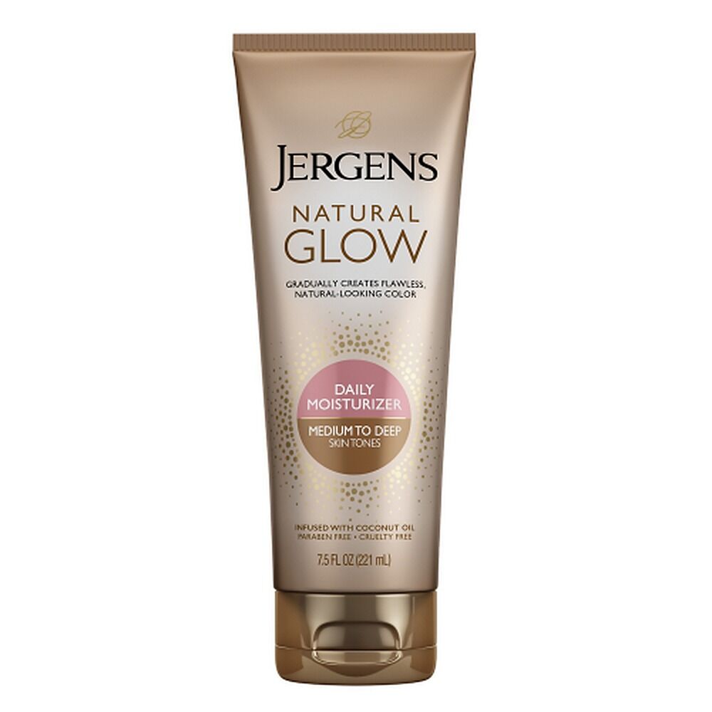 Jergens Natural Glow Daily Moisturiser Medium to Deep 221mL