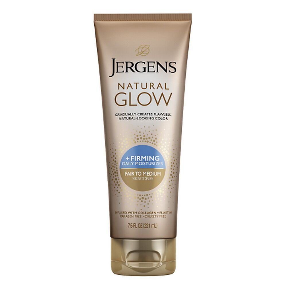 Jergens Natural Glow + Firming Moisturiser Fair to Medium 221mL