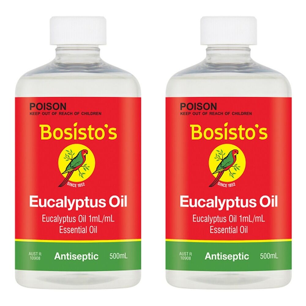 Bosisto's Eucalyptus Oil 500mL Pack of 2