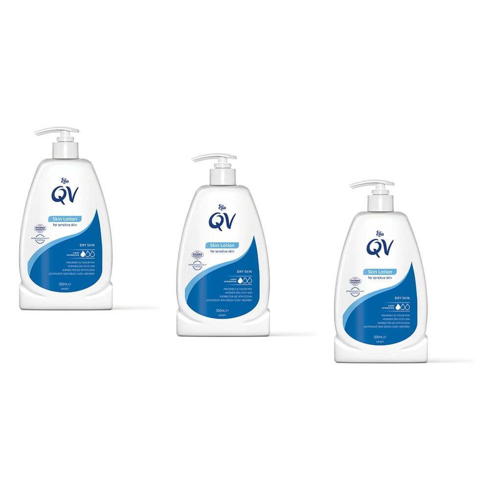 Ego QV Skin Lotion 500mL Pack of 3