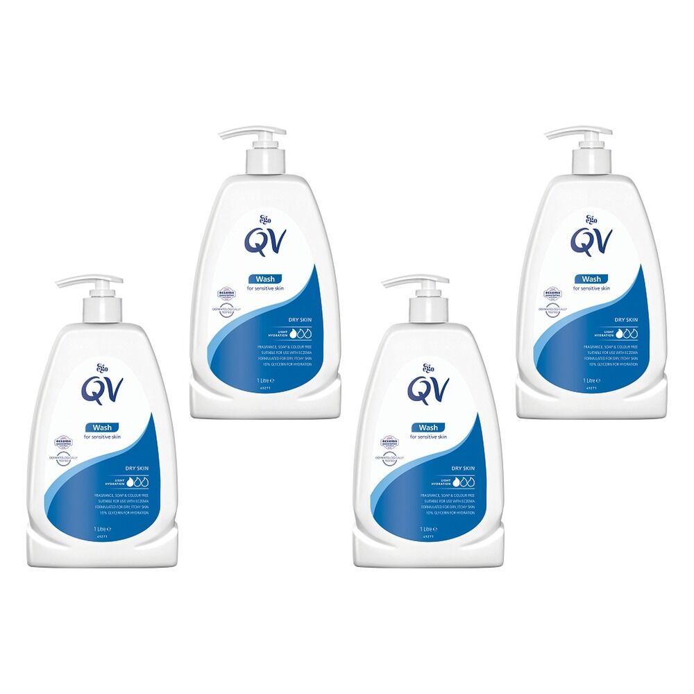 Ego Soap-Free Everyday Body Wash 1L Pack of 4