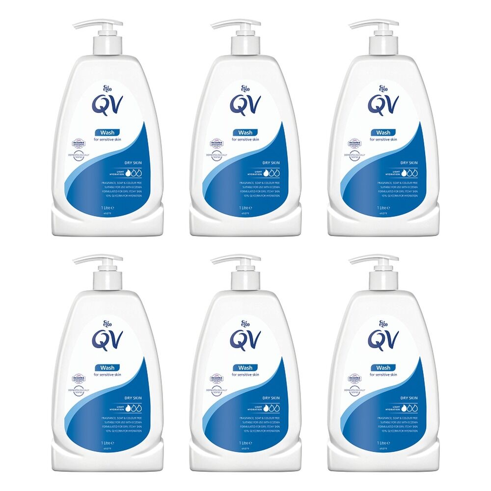 Ego Soap-Free Everyday Body Wash 1L Pack of 6