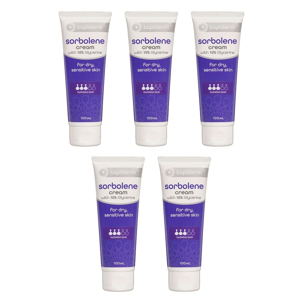 Topiderm Sorbolene Cream 100g Pack of 5