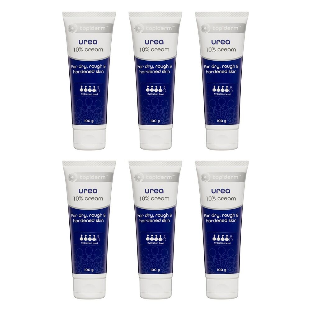 Topiderm Urea 10% Cream 100g Pack of 6