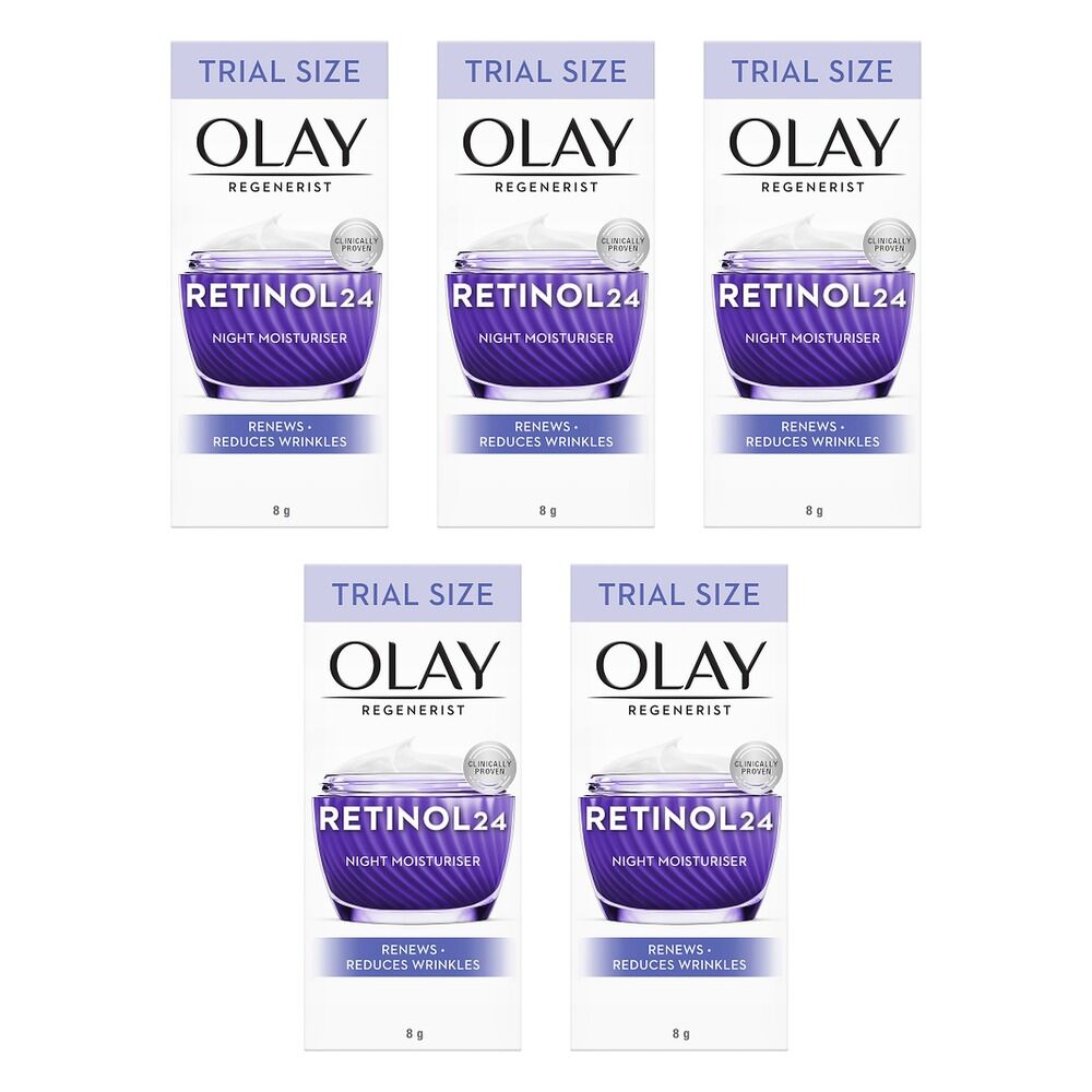 Olay Retinol24 Mini Face Cream 8g x 3 Bundle of 5