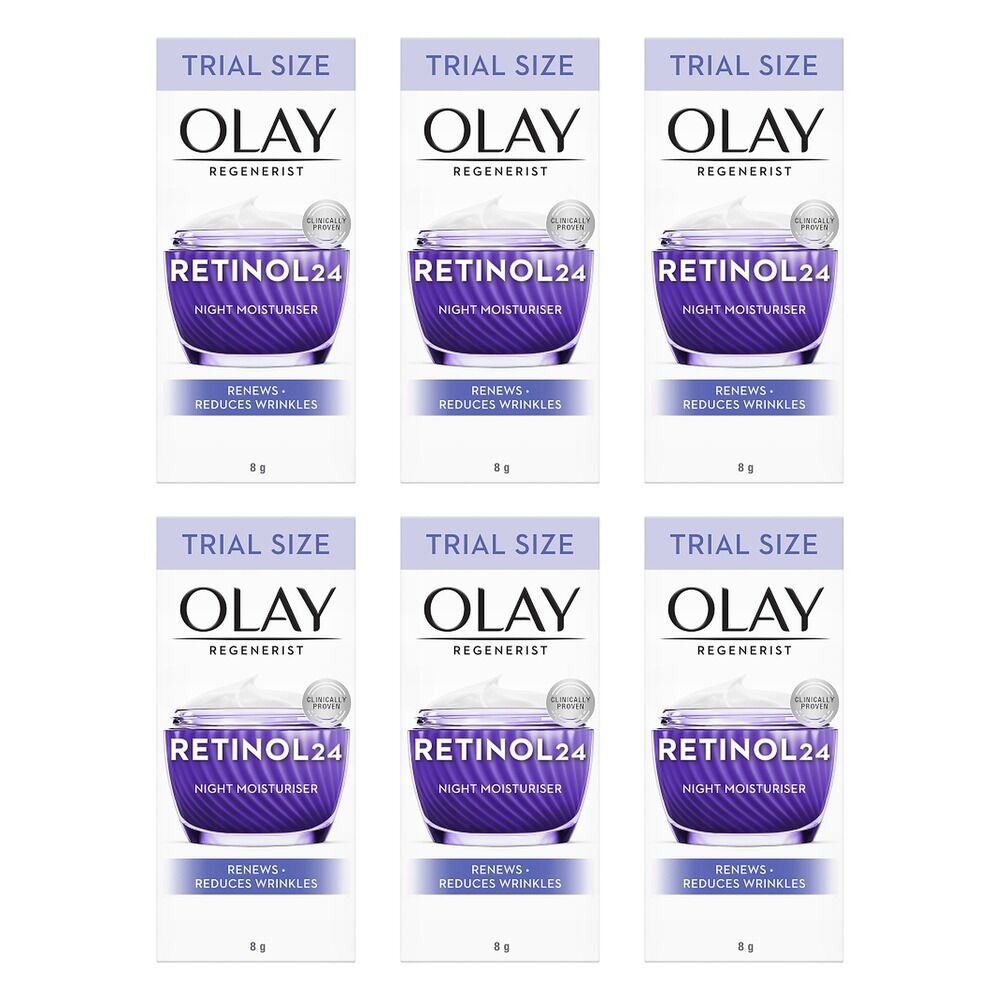 Olay Retinol24 Mini Face Cream 8g x 3 Bundle of 6