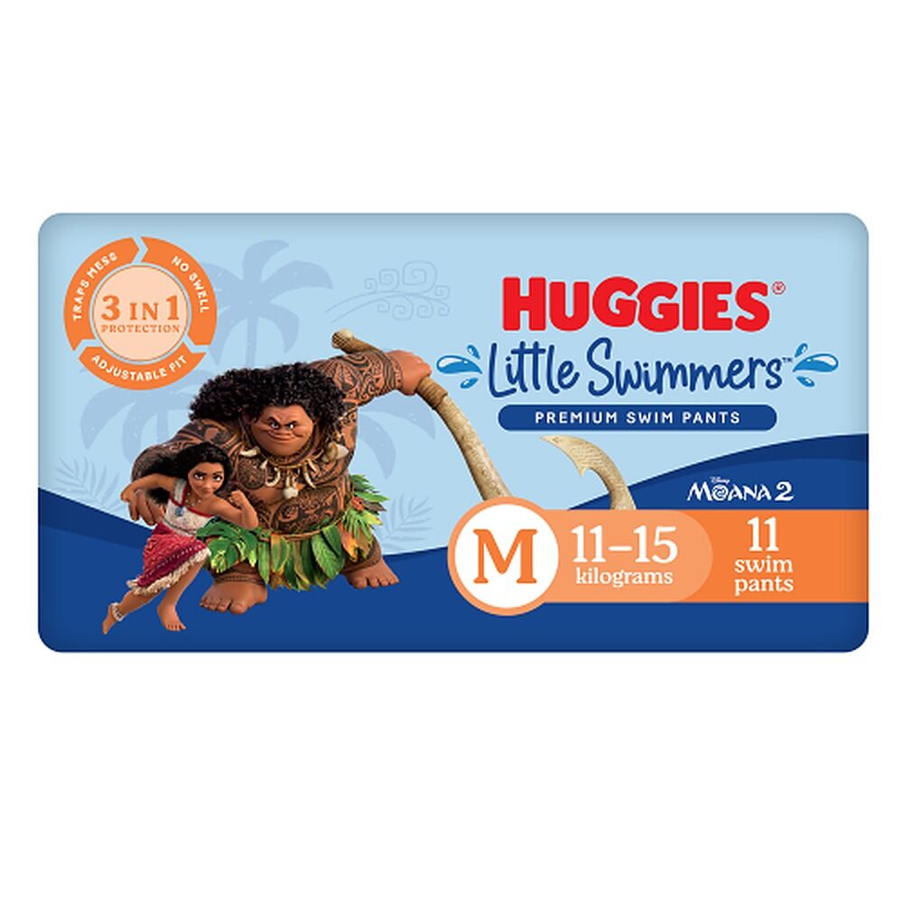 Huggies Little Swimmers Medium Swim Pants, Pack of 11 x 3