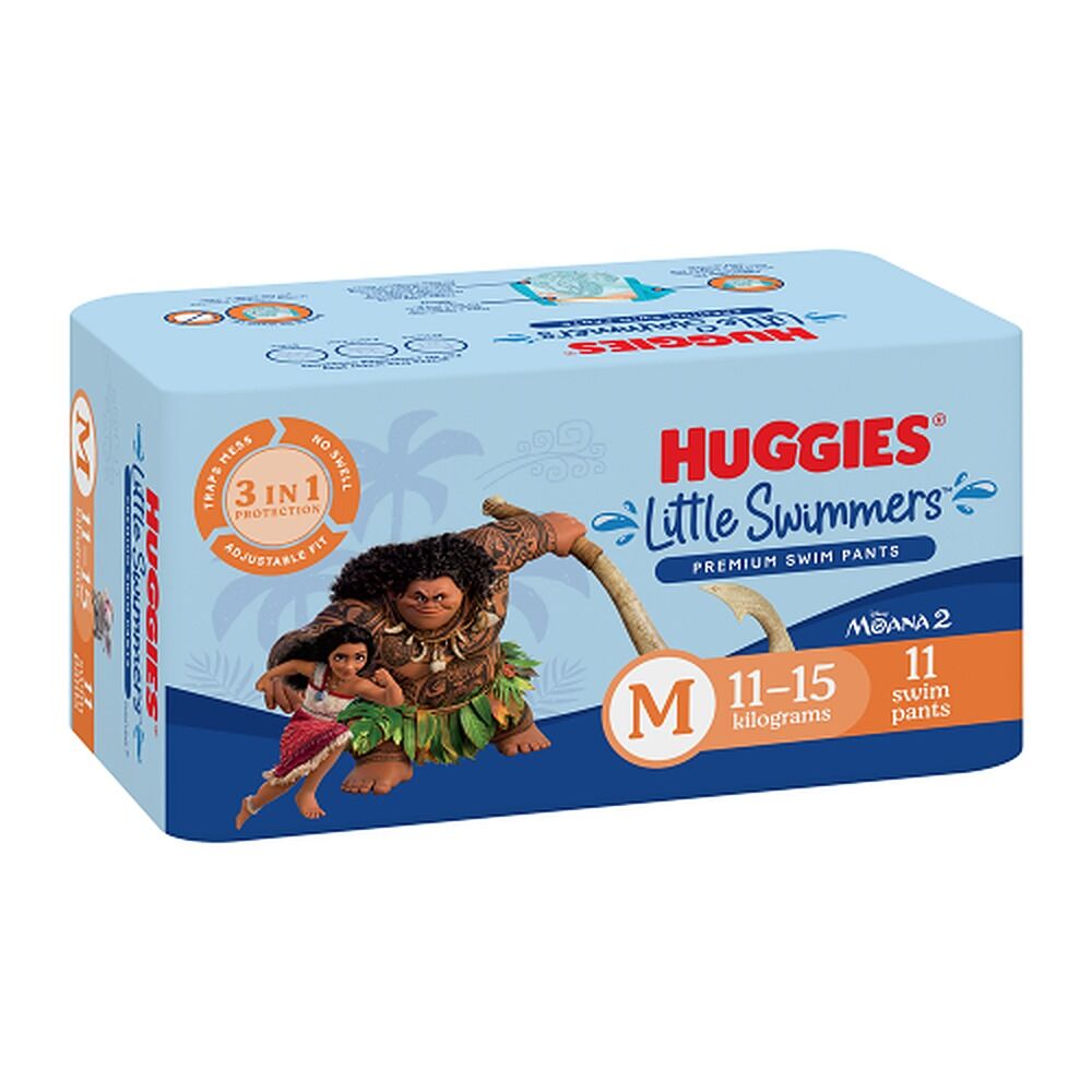 Huggies Little Swimmers Medium Swim Pants, Pack of 11 x 3