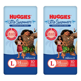 Huggies Little Swimmers Large Swim Pants, Pack of 10 x 3 Bundle of 2