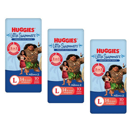 Huggies Little Swimmers Large Swim Pants, Pack of 10 x 3 Bundle of 3