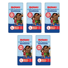 Huggies Little Swimmers Large Swim Pants, Pack of 10 x 3 Bundle of 5
