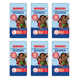 Huggies Little Swimmers Large Swim Pants, Pack of 10 x 3 Bundle of 6